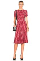 Altuzarra Capucine Dress In Red,stripes
