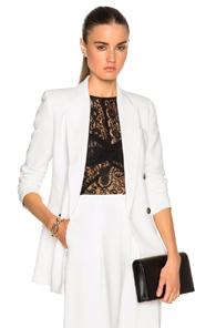 Bianca Spender Crepe Blazer In White