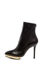 Charlotte Olympia Deborah Nappa Leather Booties In Black