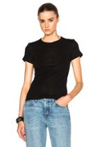 Helmut Lang Shrunken Tee In Black