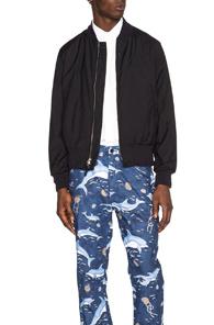 Engineered Garments Aviator Jacket In Blue