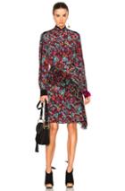 Preen Line Baily Dress In Purple,floral