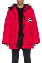 Canada Goose Expedition Poly-blend Parka In Red