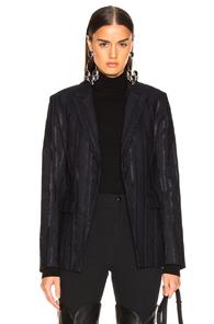 Ag Adriano Goldschmied Keats Tailored Blazer In Blue,stripes