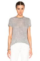 Isabel Marant Etoile Dena Heather Tee In Gray