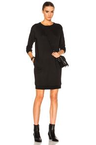 Atm Anthony Thomas Melillo Sweatshirt Dress In Black