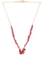 Isabel Marant Tanger Necklace In Red,metallics