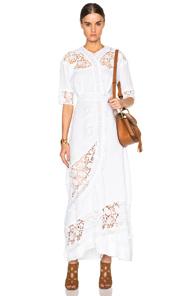 Carisa Rene Prairie Dress In White