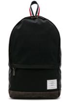 Thom Browne Nylon Tech Unstructured Backpack In Black