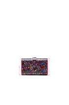 Edie Parker Lara Backlit Clutch In Red,abstract