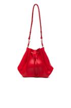 Maison Margiela Small Bucket Bag In Red