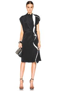 3.1 Phillip Lim Distorted Ruffle Dress In Black