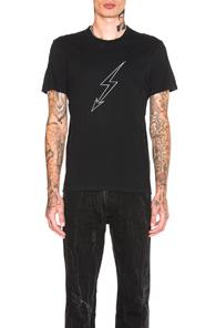 Givenchy Lightning Tee In Black