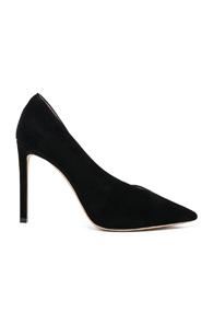 Jimmy Choo Suede Sophia Heels In Black