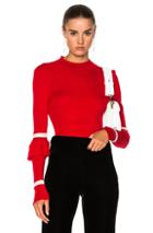 Maggie Marilyn Heart Whisper Knit Sweater In Red