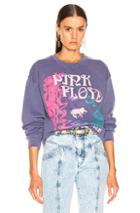 Madeworn Pink Floyd Tampa '77 Sweatshirt In Purple