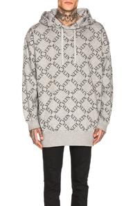 Valentino Hoodie In Abstract,gray