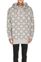 Valentino Hoodie In Abstract,gray
