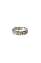 Magda Butrym Medium Zirconia Ring In Metallics