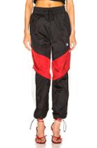 Alexander Wang Windbreaker Track Pant In Black,red