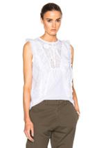 No. 21 Lace Tee In White