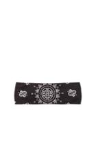 Alexander Wang Bandana Headband In Black,paisley