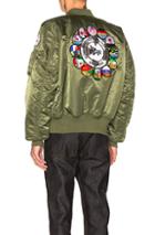 Alpha Industries Ma-1 Coalition Forces Flight Jacket In Green