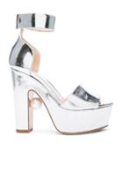 Nicholas Kirkwood Leather Maya Pearl Heels In Metallics