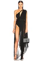 Saint Laurent Cutout Dress In Black