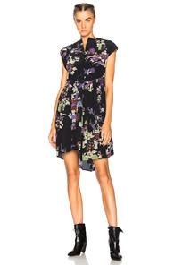 Isabel Marant Imperia Dress In Black,floral