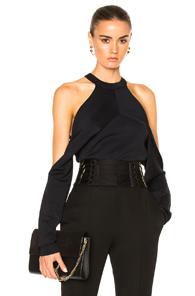 Dion Lee Sleeve Release Evening Sweater In Blue