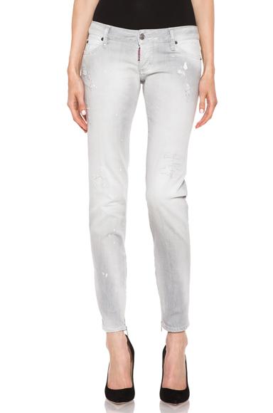 Dsquared Skinny Jean In Gray