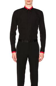 Givenchy Taping Detail Shirt In Black