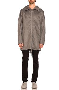 Adidas By Wings + Horns Tech Parka In Gray