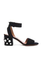 Givenchy Crystal Embellished Sandals In Black