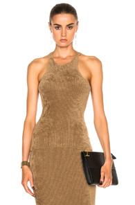 Helmut Lang Tank In Brown