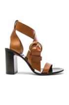Chloe Leather Nils Sandals In Neutrals