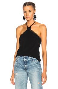 La Perla Macrame Poem Top In Black