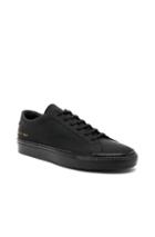 Common Projects Leather Achilles Luxe In Black