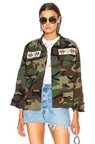 Icons Military Field Jacket In Green