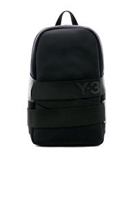 Y-3 Yohji Yamamoto Qrush Backpack In Black