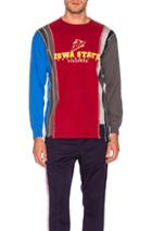 Needles 7 Cut College L/s Tee In Blue,red,gray