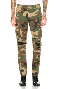 Amiri Mx1 Classic Cargo In Abstract,green