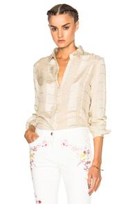 Etro Silk Blouse In Neutrals