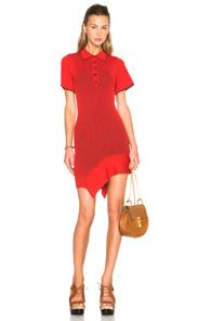 Stella Mccartney Cut Out Dress In Red
