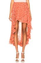 Caroline Constas Adelle Skirt In Metallic,pink,stars
