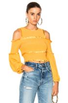 Cinq A Sept Pascal Top In Yellow