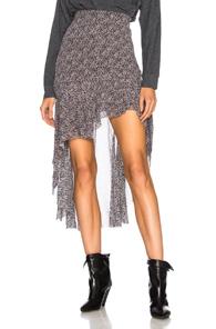 Iro Gray Skirt In Blue,abstract