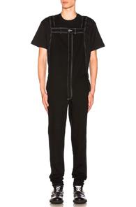 Givenchy Denim Overalls In Black