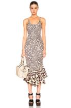 Givenchy Leopard Print Tank Dress In Neutrals,animal Print